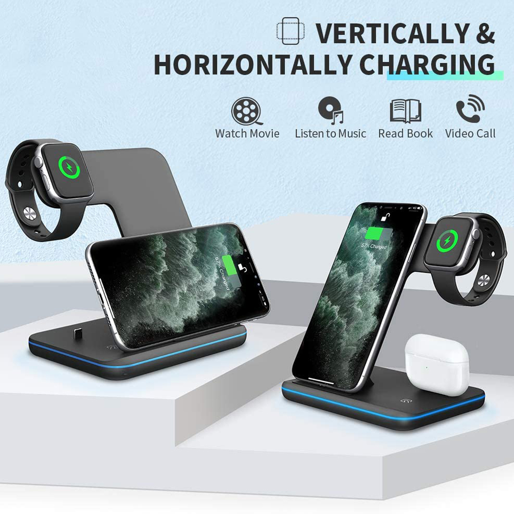 3 in 1 Wireless Charger Stand